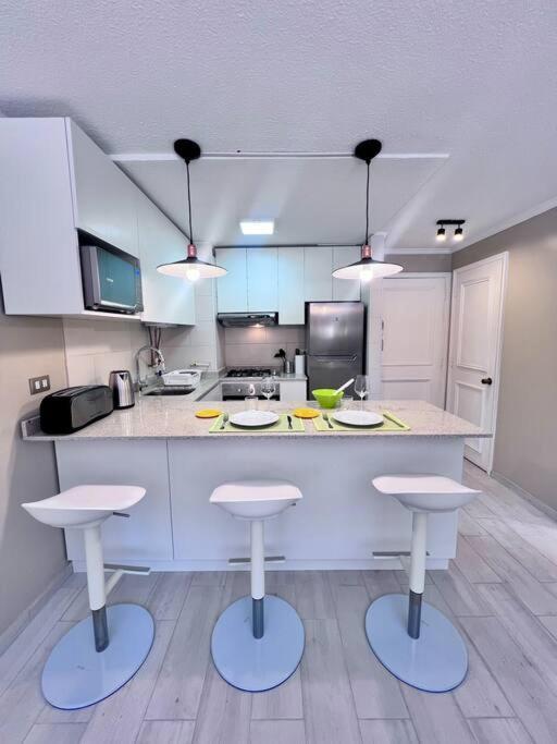 Apartamento Moderno 1d En El Golf Santiago